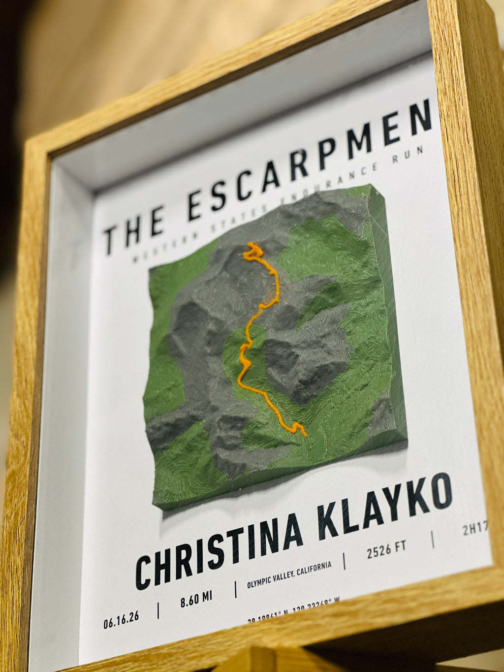 Your Summit, In Your Hands - Custom Elevation Map